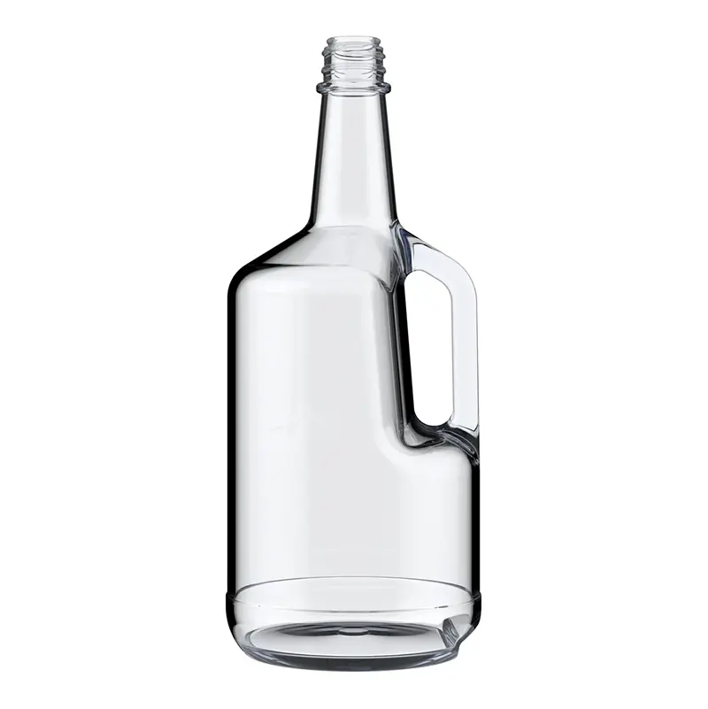 Cană de sticlă de 1,75 L cu mâner