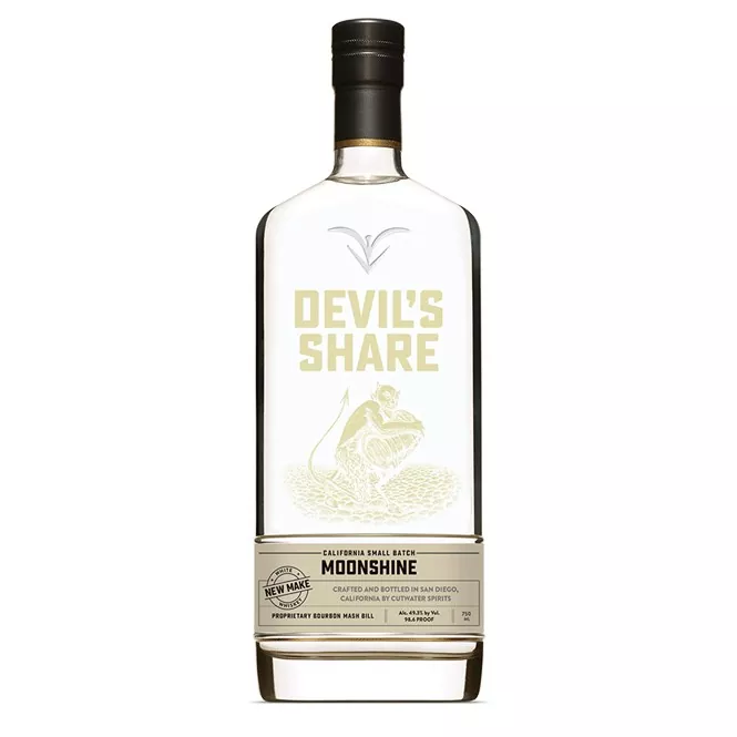 Sticlă pătrată de 750 ml de whisky Moonshine cu plută în formă de T