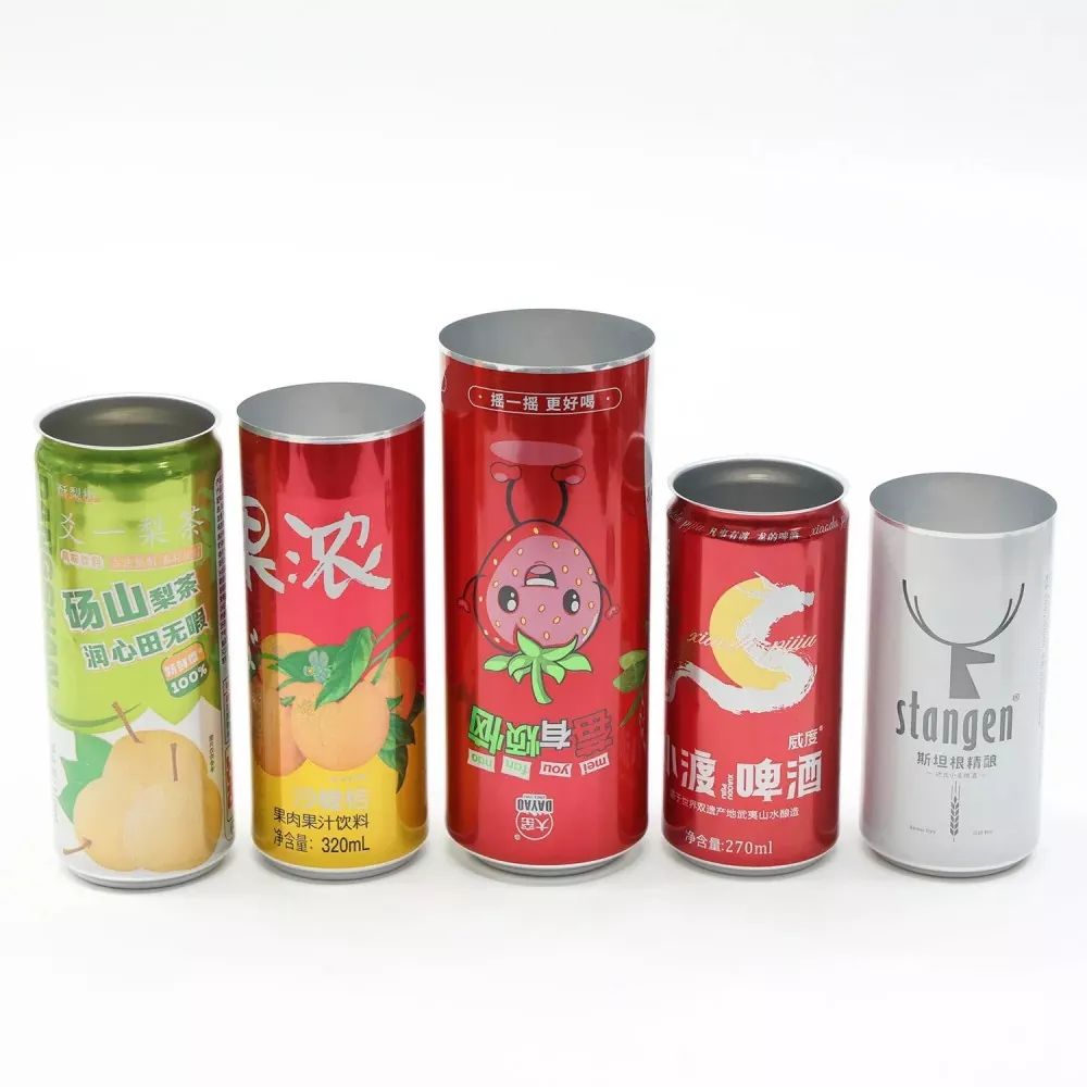 Cutie de băuturi din aluminiu cu capac de 202 cutii