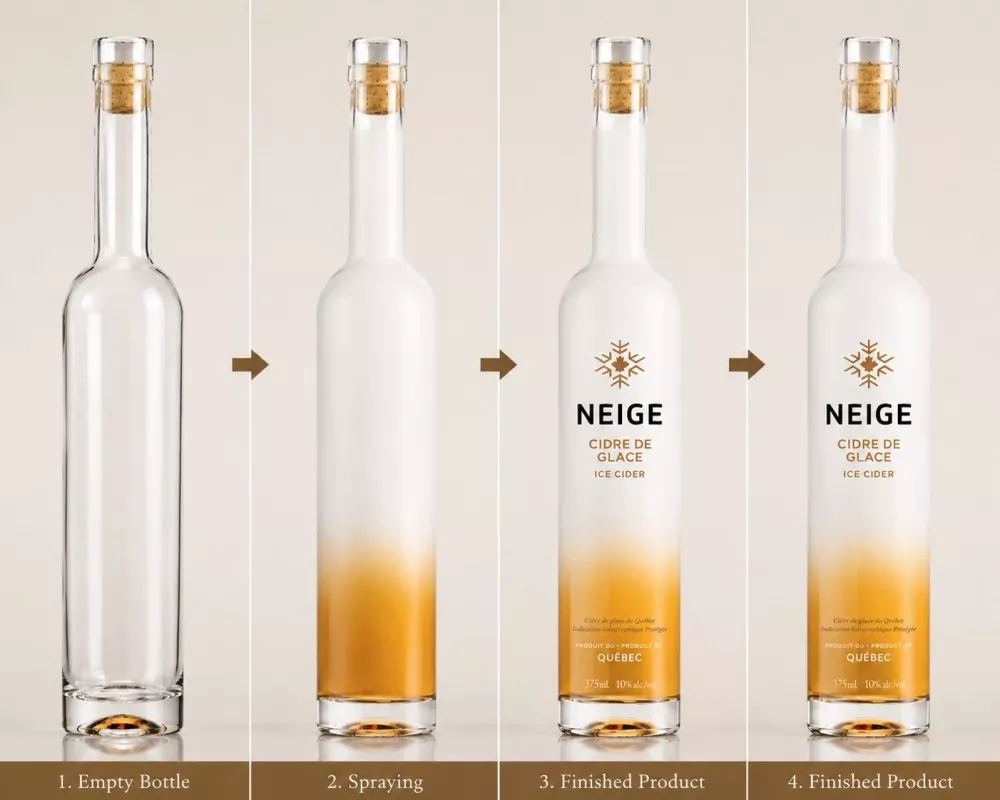 375ml Glass Round Ice Bottle with T-Cork